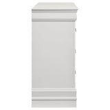 Louis Philippe 6-drawer Dresser White