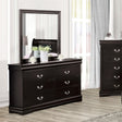 Louis Philippe Black Dresser by Furniture of America at Eve Furniture
