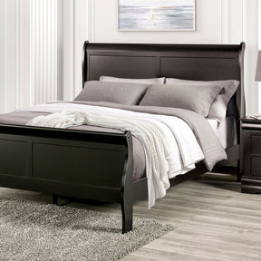 Louis Philippe Black Twin Bed by Furniture of America at Eve Furniture