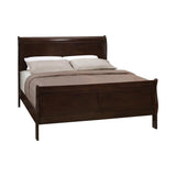 Louis Philippe Cappuccino Full Panel Sleigh Bed by Coaster at Eve Furniture
