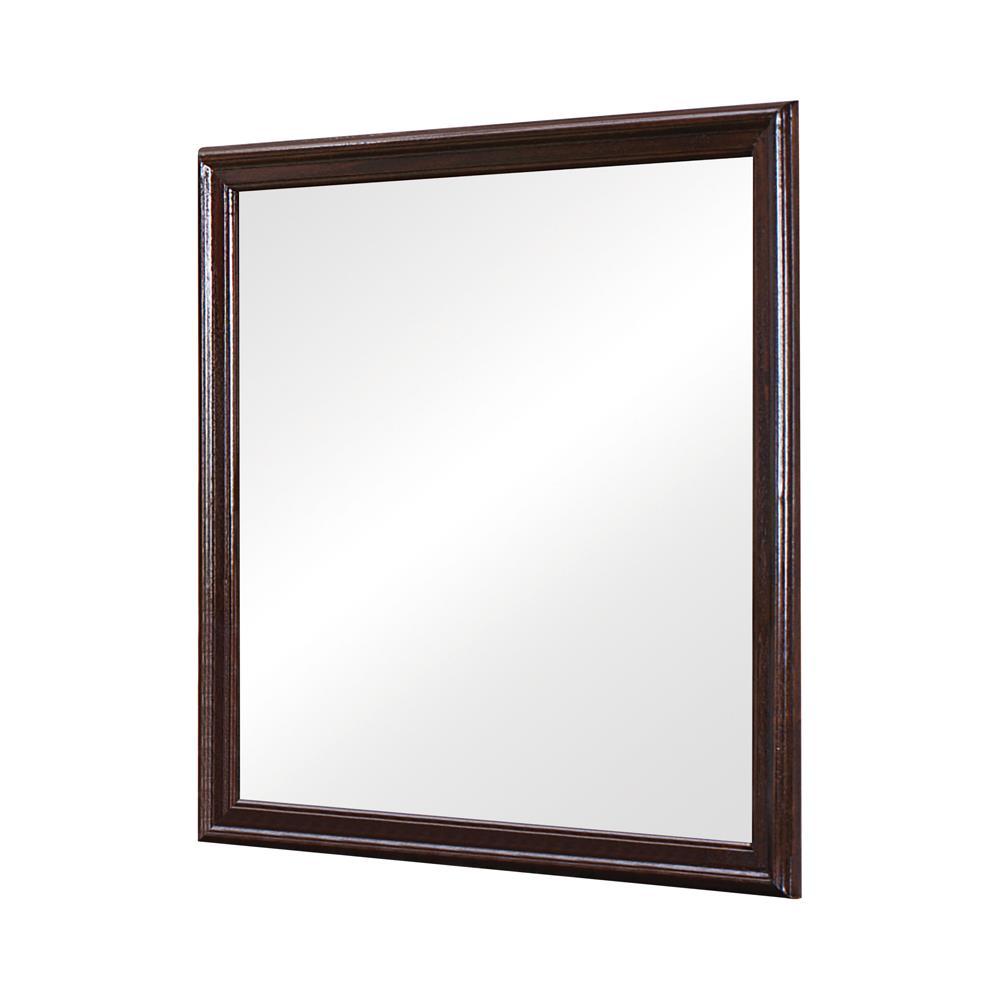 Louis Philippe Cappuccino Square Mirror by Coaster at Eve Furniture