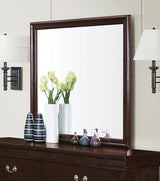 Louis Philippe Cappuccino Square Mirror by Coaster at Eve Furniture