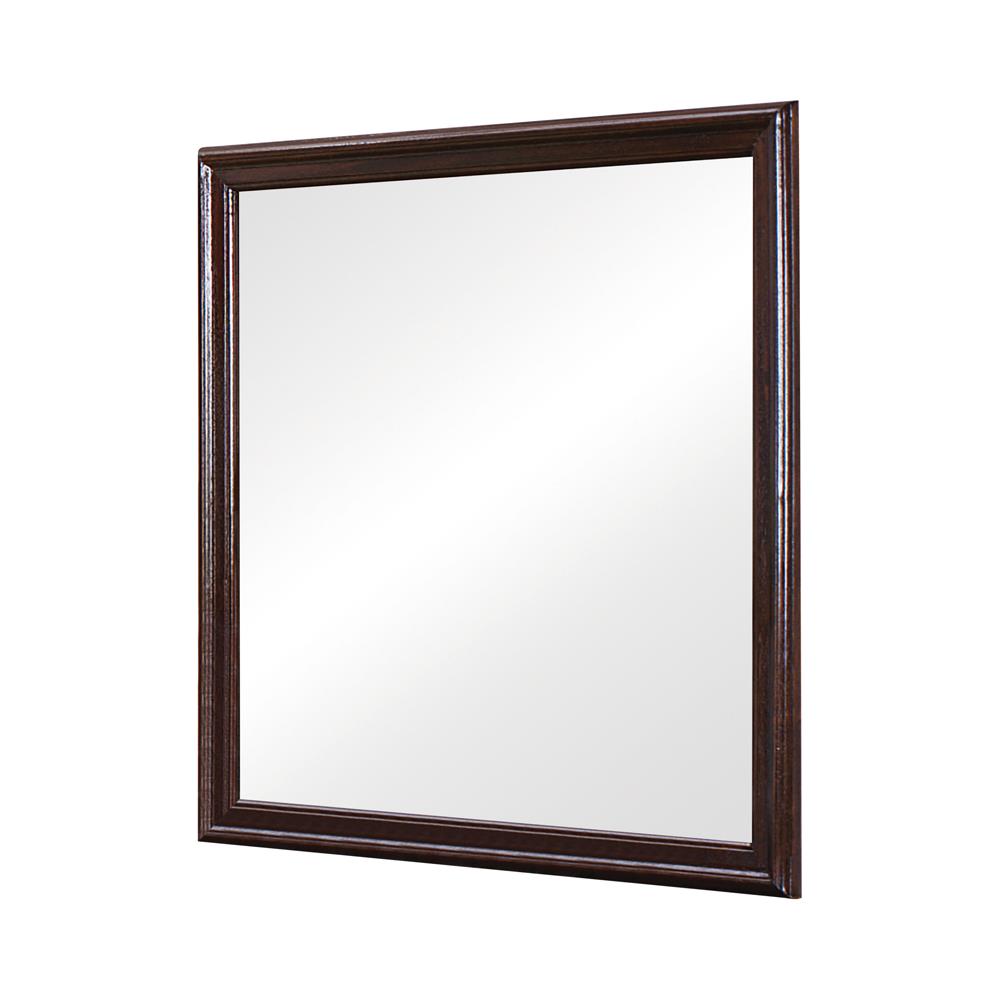 Louis Philippe Cappuccino Square Mirror