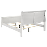 Louis Philippe White 4-Piece Full Bedroom Set by Coaster at Eve Furniture