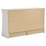 Louis Philippe White 4-Piece Full Bedroom Set by Coaster at Eve Furniture