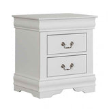 Louis Philippe White 4-Piece Queen Bedroom Set by Furniture of America at Eve Furniture