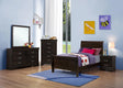 Louis Philippe White 4-Piece Twin Panel Bedroom Set with High Headboard by Coaster at Eve Furniture
