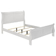 Louis Philippe White 47-inch Full Sleigh Panel Bed by Coaster at Eve Furniture