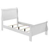 Louis Philippe White 47-inch Twin Sleigh Panel Bed by Coaster at Eve Furniture