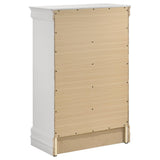 Louis Philippe White 5-Piece Full Bedroom Set by Coaster at Eve Furniture