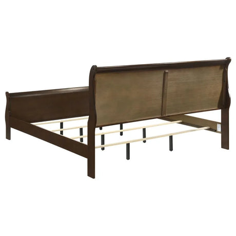 Louis Philippe White 5-Piece King Panel Bedroom Set with High Headboard by Coaster at Eve Furniture