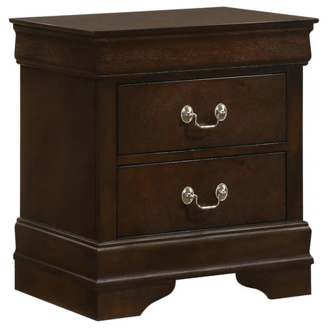 Louis Philippe White 5-Piece King Panel Bedroom Set with High Headboard by Coaster at Eve Furniture