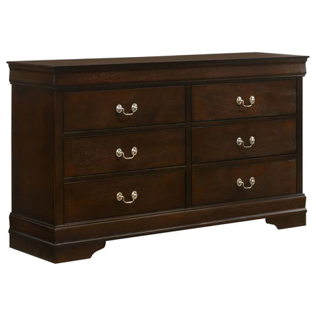Louis Philippe White 5-Piece King Panel Bedroom Set with High Headboard by Coaster at Eve Furniture