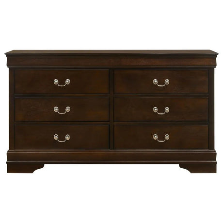 Louis Philippe White 5-Piece King Panel Bedroom Set with High Headboard by Coaster at Eve Furniture