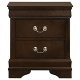 Louis Philippe White 5-Piece Queen Panel Bedroom Set with High Headboard by Coaster at Eve Furniture