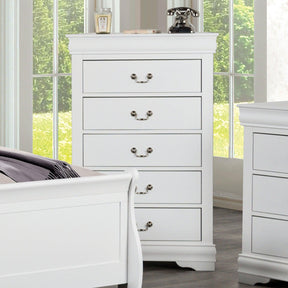 Louis Philippe White Chest by Furniture of America at Eve Furniture