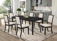 Louise Black/Cream 5-Piece Dining Set by Coaster at Eve Furniture