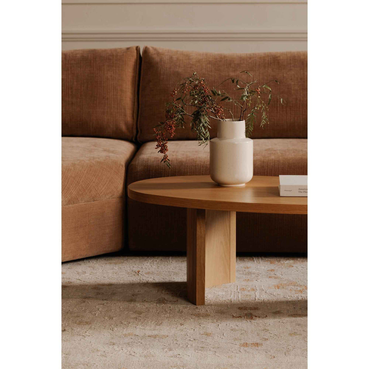 Louise Natural Coffee Table by Moe's Home at Eve Furniture