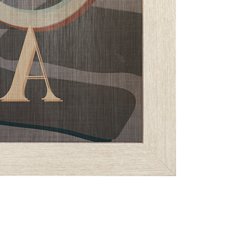 Louisiana Go USA (L) by Mercana Studio a Hand Embellished Decograph Framed Art Print by Mercana at Eve Furniture