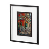 Louisiana Go USA (M) by Mercana Studio a Framed Art Print Matted under Glass by Mercana at Eve Furniture