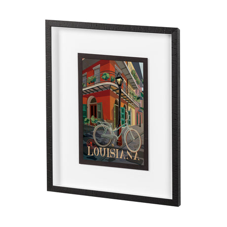Louisiana Go USA (M) by Mercana Studio a Framed Art Print Matted under Glass by Mercana at Eve Furniture