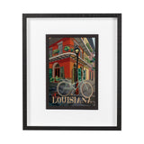 Louisiana Go USA (M) by Mercana Studio a Framed Art Print Matted under Glass by Mercana at Eve Furniture