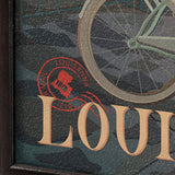 Louisiana Go USA (SM) by Mercana Studio a Hand Embellished Decograph Framed Art Print by Mercana at Eve Furniture