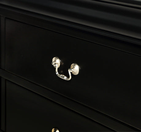 Louis Philip Black Chest by Crown Mark at Eve Furniture