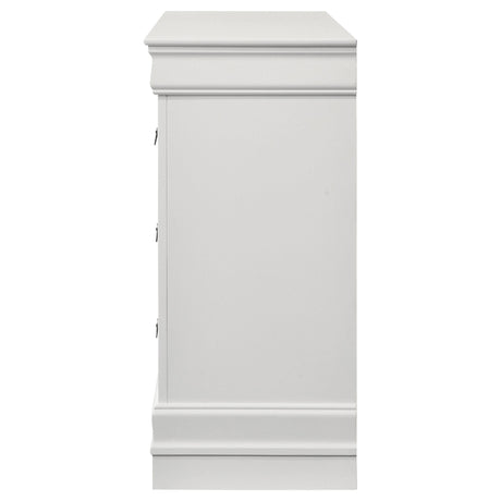 Louis Philippe White 6-drawer Dresser by Coaster at Eve Furniture
