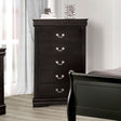 Louis Philippe Black Chest by Furniture of America at Eve Furniture