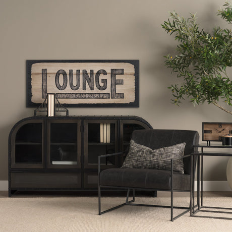 Lounge LG by Mercana Studio a Hand Embellished Framed Art Print by Mercana at Eve Furniture