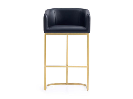 Louvre Barstool in Black by Manhattan Comfort at Eve Furniture