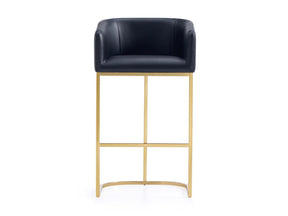 Louvre Barstool in Black by Manhattan Comfort at Eve Furniture