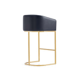 Louvre Barstool in Black (set of 2) by Manhattan Comfort at Eve Furniture