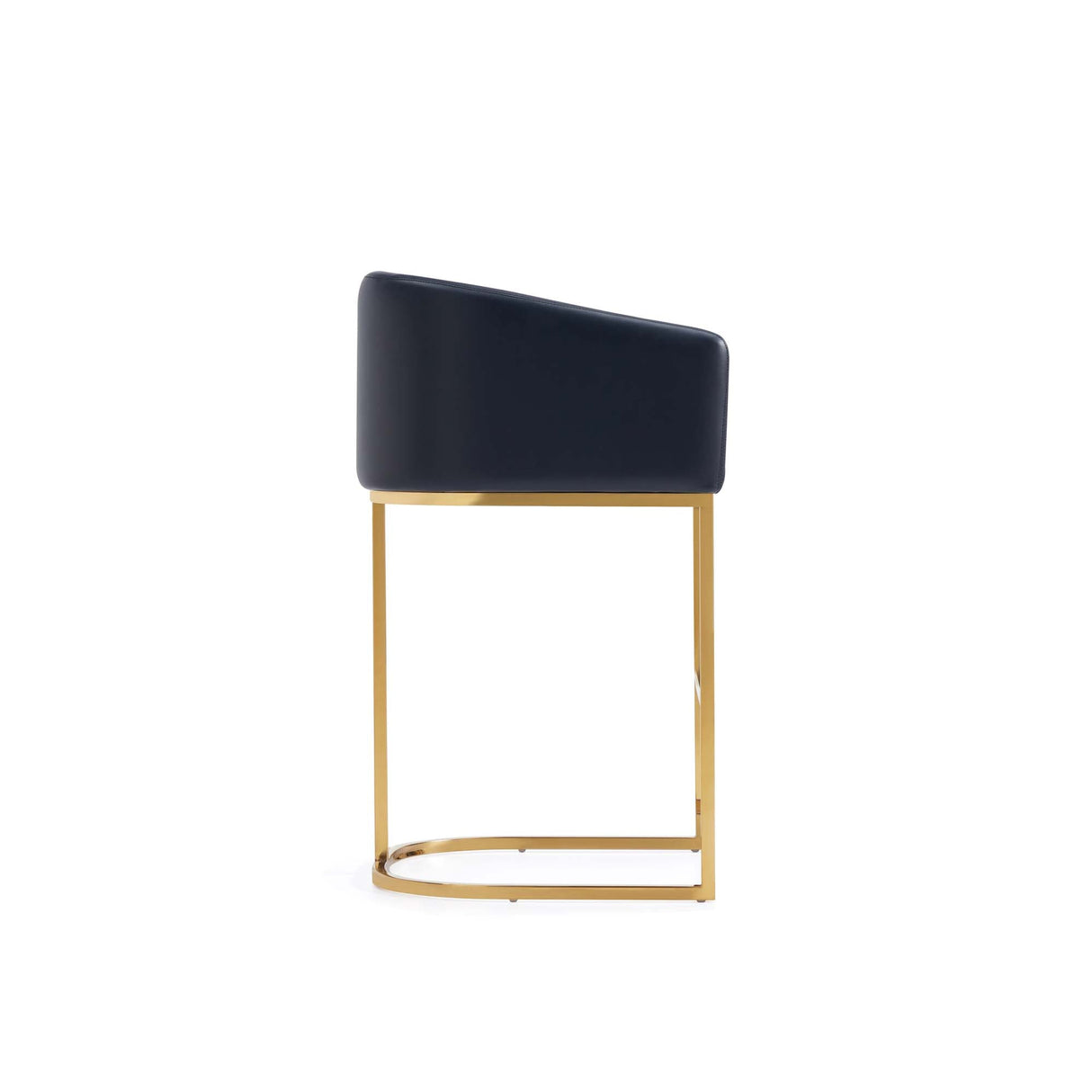Louvre Counter Stool in Black (set of 2) by Manhattan Comfort at Eve Furniture