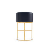 Louvre Counter Stool in Black (set of 2) by Manhattan Comfort at Eve Furniture