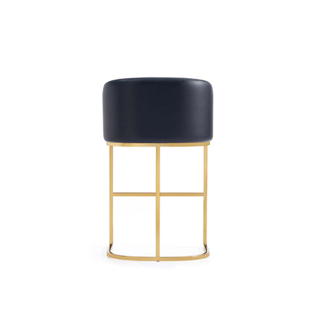 Louvre Counter Stool in Black (set of 3) by Manhattan Comfort at Eve Furniture