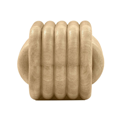 Love Knot Concrete Indoor / Outdoor Accent Stool by TOV Furniture at Eve Furniture