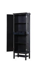 Lovegood Rich Brown/Black 2-Door Accent Cabinet