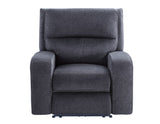 Lovell Charcoal Fabric 3-Piece Power Reclining Set by Steve Silver at Eve Furniture