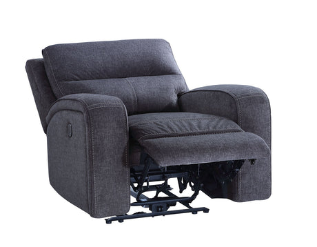 Lovell Charcoal Fabric 3-Piece Power Reclining Set by Steve Silver at Eve Furniture