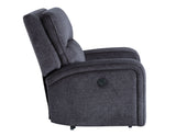 Lovell Charcoal Fabric 3-Piece Power Reclining Set by Steve Silver at Eve Furniture