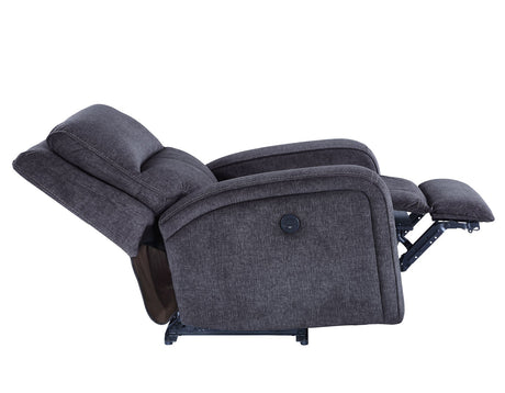 Lovell Charcoal Fabric 3-Piece Power Reclining Set by Steve Silver at Eve Furniture
