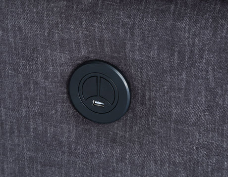 Lovell Charcoal Fabric 3-Piece Power Reclining Set by Steve Silver at Eve Furniture