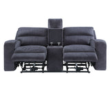 Lovell Charcoal Fabric 3-Piece Power Reclining Set by Steve Silver at Eve Furniture