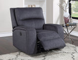 Lovell Charcoal Fabric 3-Piece Power Reclining Set by Steve Silver at Eve Furniture