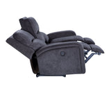Lovell Charcoal Fabric 3-Piece Power Reclining Set by Steve Silver at Eve Furniture