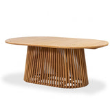 Lovina Natural Oval Dining Table by Furniture of America at Eve Furniture