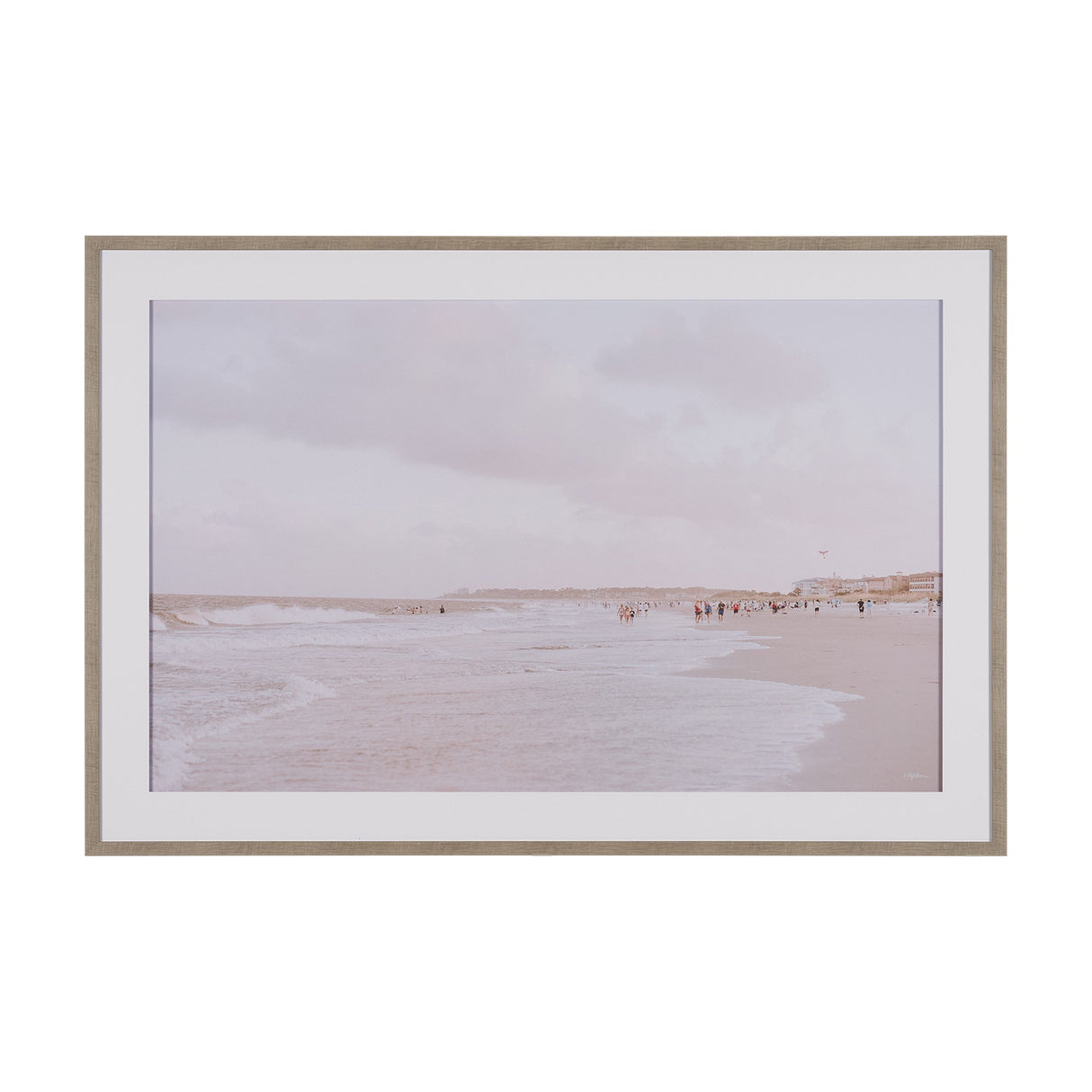 Low Country Coastline by Kelly Frere Framed Art Print Matted under Glass by Mercana at Eve Furniture