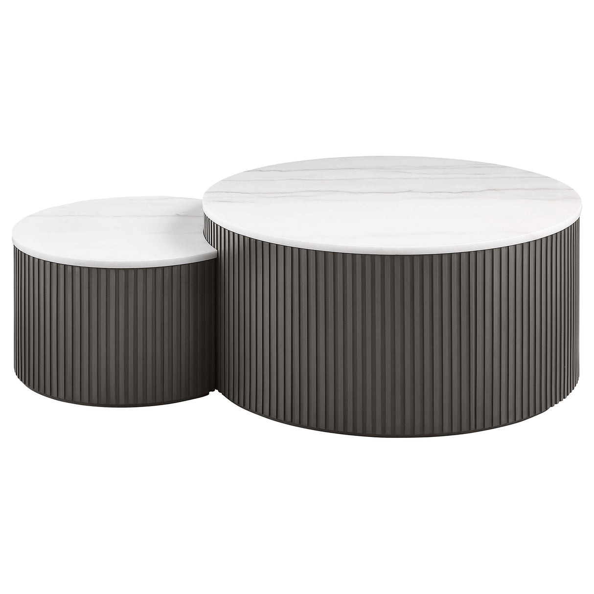 Lowe Charcoal HP0426 2-Piece Nesting Coffee Table by Coaster at Eve Furniture